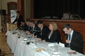 S výsledky jednání valné hromady seznámili novináře představitelé statutárních orgánů a vedení SVS. Kliknutím zvětšíte obrázek