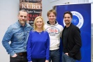 Robert Urban s Peterem Brajerčíkem, Jánem Jackuliakem a producentkou KUBA Gabrielou Urbanovou Kliknutím zvětšíte obrázek