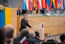 Předseda Senátu na parlamentním summitu NATO: Ukrajina je náš společný úkol