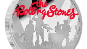 Stříbrná mince k výročí legendárních Rolling Stones Stříbrná mince k výročí legendárních Rolling Stones