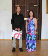 Úspěšného horolezce přijala primátorka