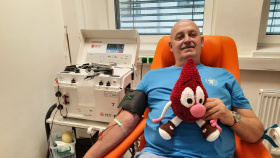 Superdárce Petr Hašek daroval krev již dvěstěkrát