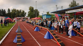 Atletický stadion v Děčíně hostil hasičské závody