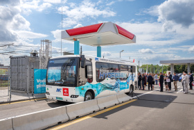Vodíkový autobus čekají testy na mráz Vodíkový autobus čekají testy na mráz