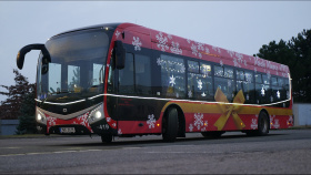 Vánoční elektrobus Vánoční elektrobus