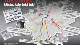 Mapa největších tukových zločinů v Praze