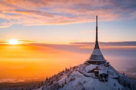 Novoroční výstup na Ještěd