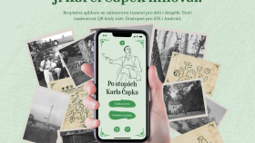 Na Strži provází turisty Karel Čapek