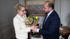 Pardubice navštívila Monika Ladmanová Pardubice navštívila Monika Ladmanová