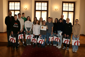 Výherci vědomostní soutěže byli oceněni