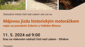 Užijte si jedinečný květnový výlet. Rezervace nutná!