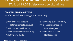 Litoměřice v sobotu zahájí turistickou sezonu