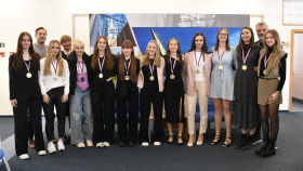 Volejbalistky vzorně reprezentovaly město