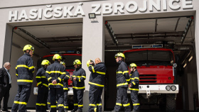 Hrušky mají novou hasičskou zbrojnici Hrušky mají novou hasičskou zbrojnici