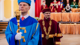 Inaugurace rektora se zúčastnila řada významných hostů