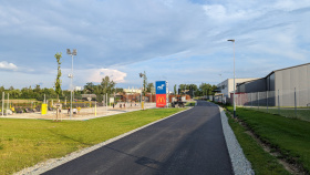 Přeložka cyklostezky je dokončená, sportovní areál se bude dál rozvíjet