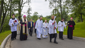 Na Svatém Hostýně otevřeli novou cestu Na Svatém Hostýně otevřeli novou cestu