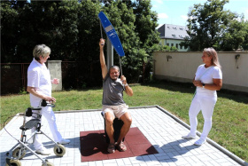 Nové fyzioterapeutické hřiště pro pacienty KZ v Zahražanech