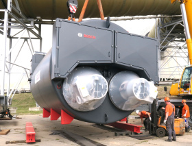 V prunéřovském areálu se staví plynová chaloupka