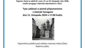 „Křišťálová noc“ v žatecké synagoze „Křišťálová noc“ v žatecké synagoze