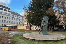 Začala rekonstrukce parku na Janáčkově náměstí