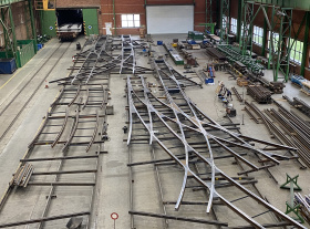 Velká tramvajová křižovatka pro německé Brémy Velká tramvajová křižovatka pro německé Brémy