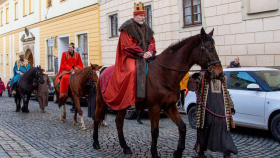 Kašpar, Melichar a Baltazar projedou Olomoucí Kašpar, Melichar a Baltazar projedou Olomoucí