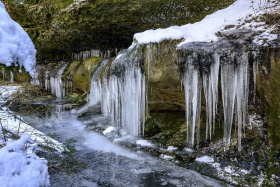 Mrazy minulých dnů stvořily pohádkovou podívanou