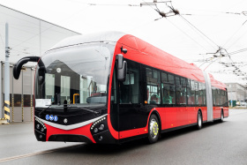 Nový trolejbus vyjel na testování