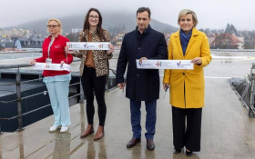 První heliport v ČR s autonomním hasicím systémem oscilační metodou