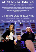 Koncert k 300. výročí narození Giacoma Casanovy