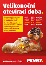 Řetězec PENNY bude mít o Velikonocích zavřeno Řetězec PENNY bude mít o Velikonocích zavřeno