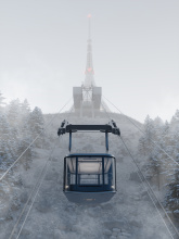 Jako UFO! Liberec má finální design lanovky na Ještěd Jako UFO! Liberec má finální design lanovky na Ještěd