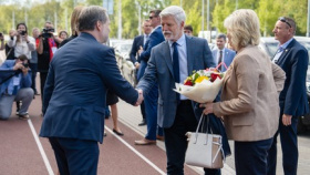 Prezident s chotí na návštěvě Královéhradeckého kraje Prezident s chotí na návštěvě Královéhradeckého kraje