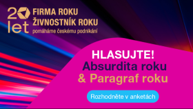 Rozhodněte o Absurditě roku a Paragrafu roku! Rozhodněte o Absurditě roku a Paragrafu roku!