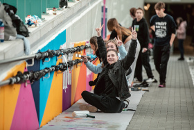 Pardubické podchody u železniční zastávky centrum ožívají barvami