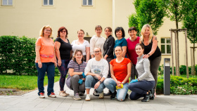 Krajské úřednice pomáhaly, v hospici umývaly okna