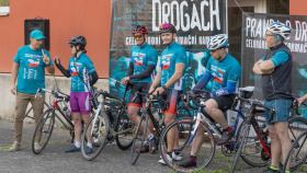 Cyklo-běh už projel Olomouckým, Zlínským a Jihomoravským krajem