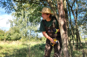 Odborníci předvedli likvidaci nebezpečných invazních dřevin