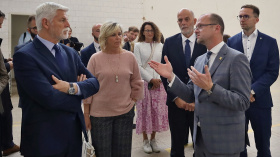 Prezident republiky s chotí navštívil Pardubický kraj