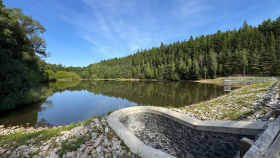 Na Křivoklátsku obnovily Lesy ČR vodní nádrž