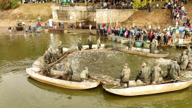 Na jihu Čech začaly podzimní výlovy rybníků Kliknutím zvětšíte obrázek