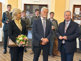 Prezident Petr Pavel s chotí jsou na návštěvě Ústeckého kraje