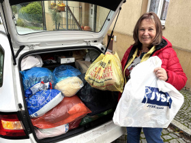 Průvan v šatníku energetiků pro potřebné