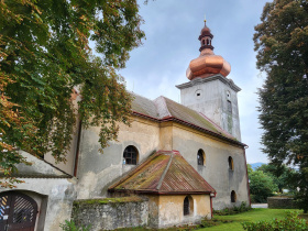 Kostel v Žandově získal novou barokní báň. Kraj pomohl milionem korun