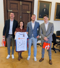 Primátorka poděkovala volejbalistům