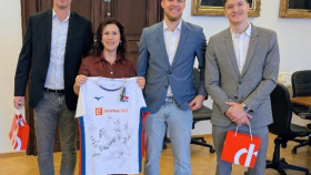 Primátorka poděkovala volejbalistům