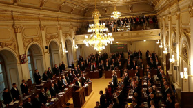 Novým předsedou Poslanecké sněmovny Parlamentu ČR byl zvolen Tomio Okamura