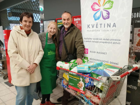 Květina děkuje dárcům i dobrovolníkům