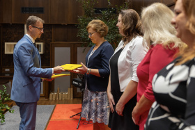 Osobnosti nemocnic a ZZS převzaly ocenění za svou práci